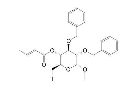 METHYL-2,3-DI-O-BENZYL-4-O-CROTONYL-6-DEOXY-6-IODO-ALPHA-D-GLUCOPYRANOSIDE