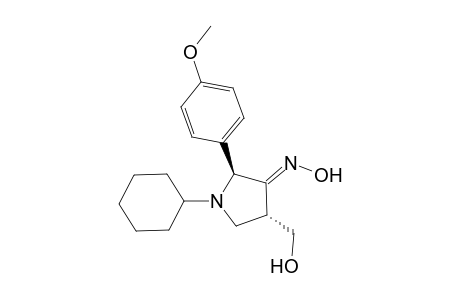 1-Cyclohexyl-trans-4-(hydroxymethyl)-2-(4-methoxyphenyl)-3-pyrrolidone Oxime