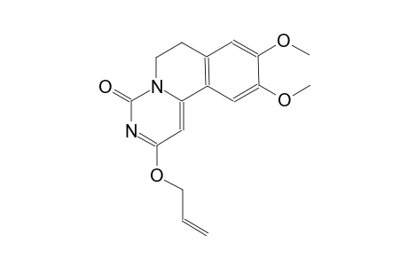 2-(allyloxy)-9,10-dimethoxy-6,7-dihydro-4H-pyrimido[6,1-a]isoquinolin-4-one