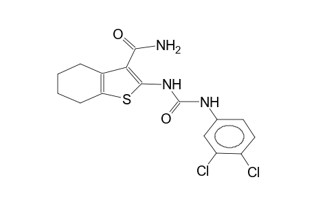 2-(3,4-dichlorophenylureido)-3-carbamoyl-4,5-tetramethylenothiophene
