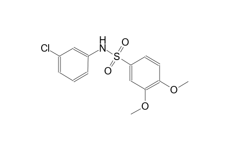 N-(3-chlorophenyl)-3,4-dimethoxybenzenesulfonamide