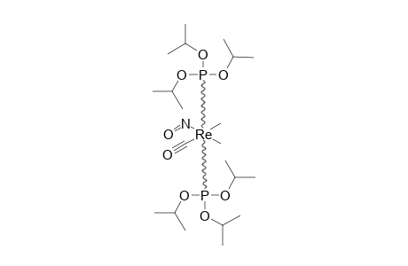 CIS-(DIMETHYL)-(CARBONYL)-(NITROSO)-BIS-(TRIISOPROPYLOXYPHOSPHINO)-RHENIUM-V