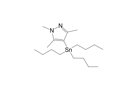 1,3,5-Trimethyl-4-tributylstannylpyrazole