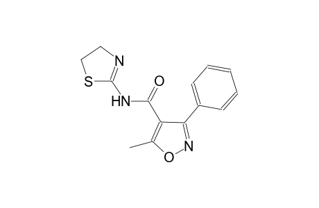 N-(4,5-dihydro-1,3-thiazol-2-yl)-5-methyl-3-phenyl-4-isoxazolecarboxamide