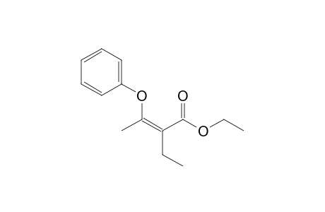 (Z)-ethyl 2-ethyl-3-phenoxybut-2-enoate