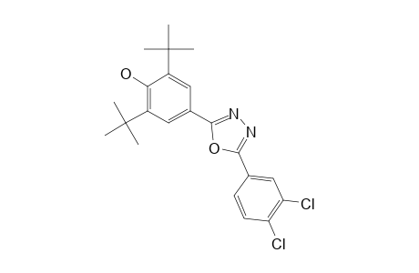 2,6-DI-TERT.-BUTYL-4-[5-(3,4-DICHLOROPHENYL)-1,3,4-OXADIAZOL-2-YL]-PHENOL