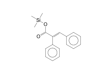 (E)-2,3-diphenyl-2-propenoic acid trimethylsilyl ester