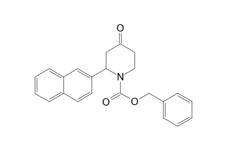 (-)-2-(2-naphthyl)-4-oxo-piperidine-1-carboxylic acid benzyl ester