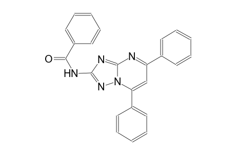 N-(5,7-diphenyl[1,2,4]triazolo[1,5-a]pyrimidin-2-yl)benzamide