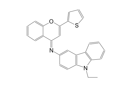 9H-carbazol-3-amine, 9-ethyl-N-[(4E)-2-(2-thienyl)-4H-1-benzopyran-4-ylidene]-