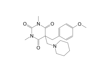 5-(4-methoxybenzyl)-1,3-dimethyl-5-(1-piperidinylmethyl)-2,4,6(1H,3H,5H)-pyrimidinetrione