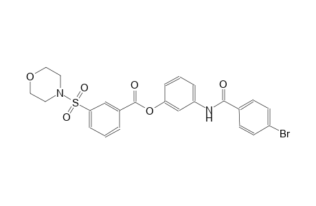 benzoic acid, 3-(4-morpholinylsulfonyl)-, 3-[(4-bromobenzoyl)amino]phenyl ester