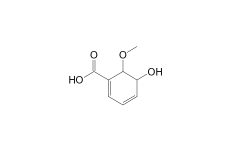 1,3-Cyclohexadiene-1-carboxylic acid, 5-hydroxy-6-methoxy-, trans-