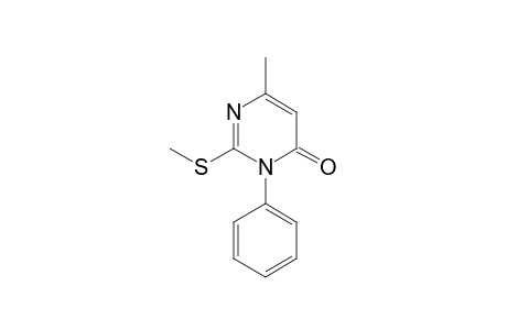 6-Methyl-3-phenyl-2-methylthio-3,4-dihydropirimidin-4-one