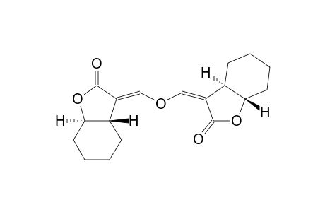 (E,Z)-3,3'-(OXYDIMETHYLIDENE)BIS(TRANS-HEXAHYDRO-2(3H)-BENZOFURANONE)