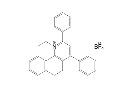 5,6-dihydro-2,4-diphenyl-1-ethylbenzo[h]quinolinium tetrafluoroborate(1-)