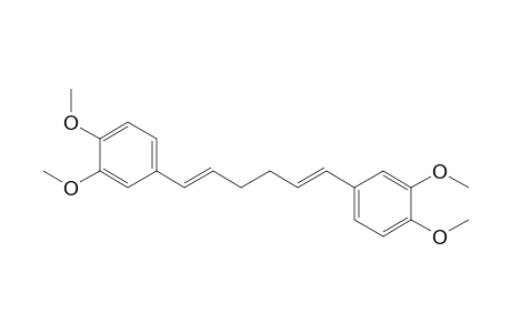 Benzene, 1,1'-(1,5-hexadiene-1,6-diyl)bis[3,4-dimethoxy-