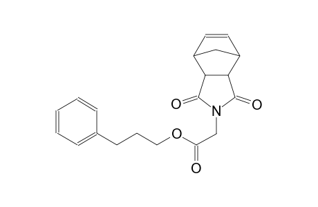 3-phenylpropyl 2-(1,3-dioxo-1,3,3a,4,7,7a-hexahydro-2H-4,7-methanoisoindol-2-yl)acetate