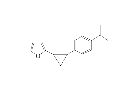 1-(p-Isopropylphenyl)-2-(2'-furyl)cyclopropane