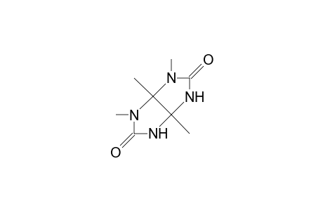 1,3a,6,7a-Tetramethyl-tetrahydro-imidazo(4,5-D)imidazole-2,5-dione