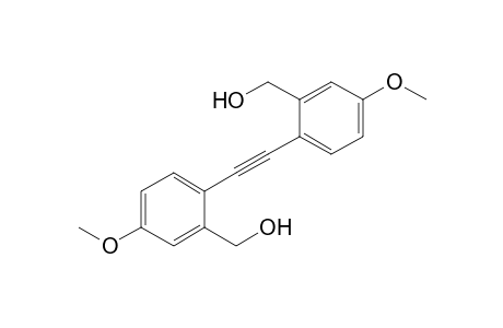 bis(2'-Hydroxymethyl-4'-methoxyphenyl)ethyne