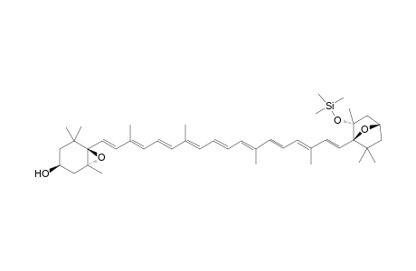 (3S,5R,6R,3'S,5'R,6'S)-5-O-Trimethylsilyl)-3,6 : 5',6'-diepoxy-5,6,5',6'-tetrahydro-.beta.,.beta.-carotene-5,3'-diol