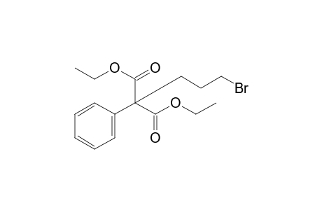 (3-bromopropyl)phenylmalonic acid, diethyl ester
