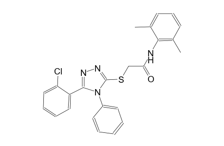 2-{[5-(2-chlorophenyl)-4-phenyl-4H-1,2,4-triazol-3-yl]sulfanyl}-N-(2,6-dimethylphenyl)acetamide