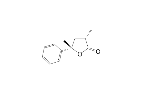 (3S,5S)-3,5-dimethyl-5-phenyl-2-oxolanone