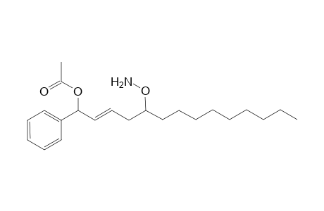 Acetic acid (E)-5-aminooxy-1-phenyltetradec-2-enyl ester