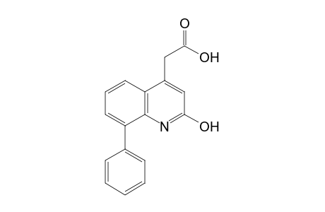 2-hydroxy-8-phenyl-4-quinolineacetic acid