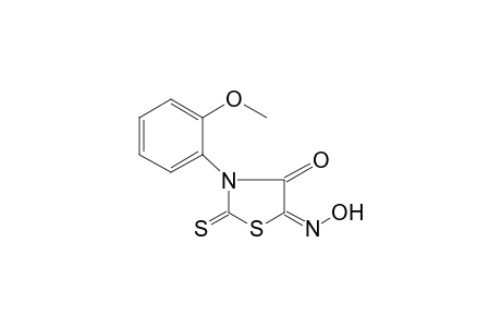 Thiazolidine-4,5-dione, 3-(2-methoxyphenyl)-2-thioxo-, 5-oxime
