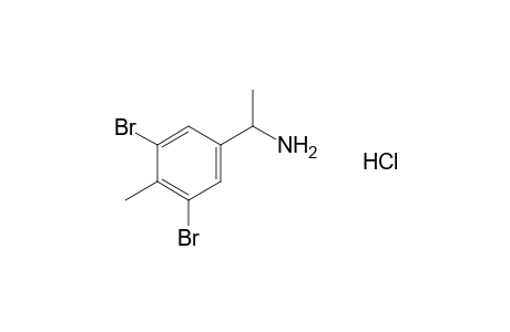 3,5-dibromo-alpha,4-dimethylbenzylamine, hydrochloride