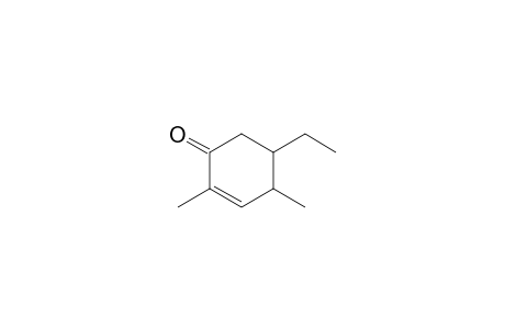 5-ethyl-2,4-dimethylcyclohex-2-en-1-one