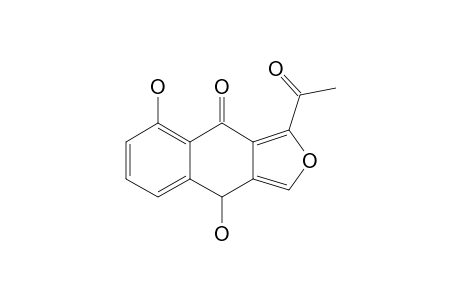 ARTHONIAFURONE-B;1-ACETYL-4,8-DIHYDROXYNAPHTHO-[2,3-C]-FURAN-9(4H)-ONE