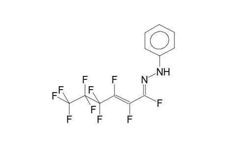 PERFLUOROHEX-2(E)-ENOIC ACID, FLUOROANHYDRIDE, PHENYLHYDRAZONE