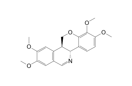(4bR,10bR)-1,2,8,9-tetramethoxy-10b,11-dihydro-4bH-chromeno[4,3-c]isoquinoline