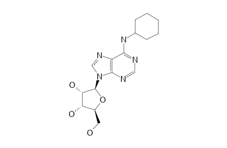 (2S,3S,4R,5S)-2-[6-(cyclohexylamino)purin-9-yl]-5-methylol-tetrahydrofuran-3,4-diol