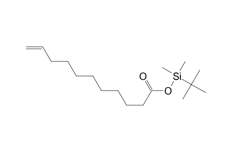10-Undecenoic acid, (1,1-dimethylethyl)dimethylsilyl ester