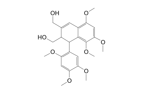 1-(2,4,5-Trimethoxyphenyl)-5,7,8-trimethoxy-1,2-dihydronaphthalene-2,3-dimethanol