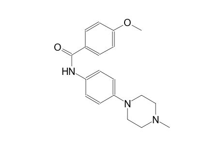 4-methoxy-N-[4-(4-methyl-1-piperazinyl)phenyl]benzamide