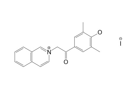 2-(3,5-DIMETHYL-4-HYDROXYPHENACYL)ISOQUINOLINIUM IODIDE