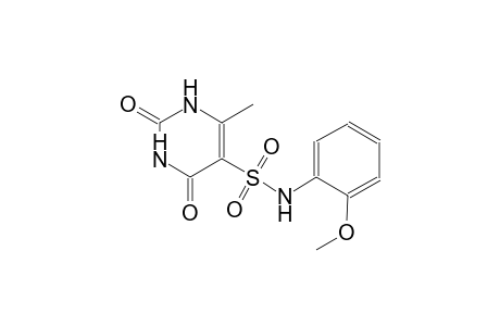 Pyrimidine-2,4(1H,3H)-dione, 5-(2-methoxyphenylaminosulfonyl)-6-methyl-
