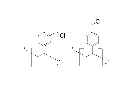 Poly(vinylbenzyl chloride), 60/40 mixture of 3- and 4-isomers