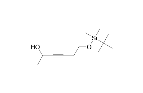 6-[tert-butyl(dimethyl)silyl]oxyhex-3-yn-2-ol