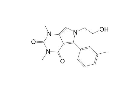 6-(2-hydroxyethyl)-1,3-dimethyl-5-(3-methylphenyl)-1H-pyrrolo[3,4-d]pyrimidine-2,4(3H,6H)-dione