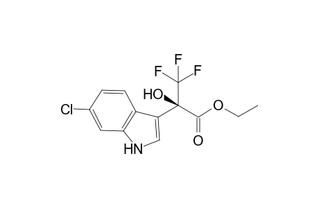 (R)-Ethyl 3,3,3-trifluoro-2-hydroxy-2-(6-chloro-indol-3-yl)propanoate