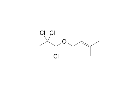 3-Methyl-1-(1,2,2-trichloropropoxy)but-2-ene