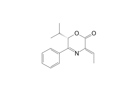 (2S,5Z)-5-ethylidene-2-isopropyl-3-phenyl-2H-1,4-oxazin-6-one