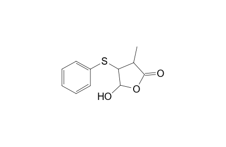 5-Hydroxy-3-methyl-4-phenylsulfanyl-tetrahydrofuran-2-one